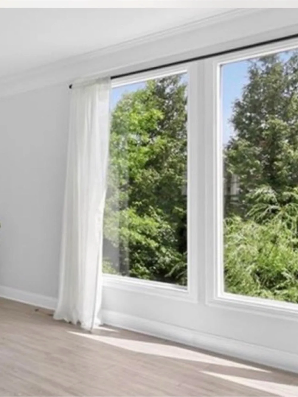 IKEA White Window Curtains
